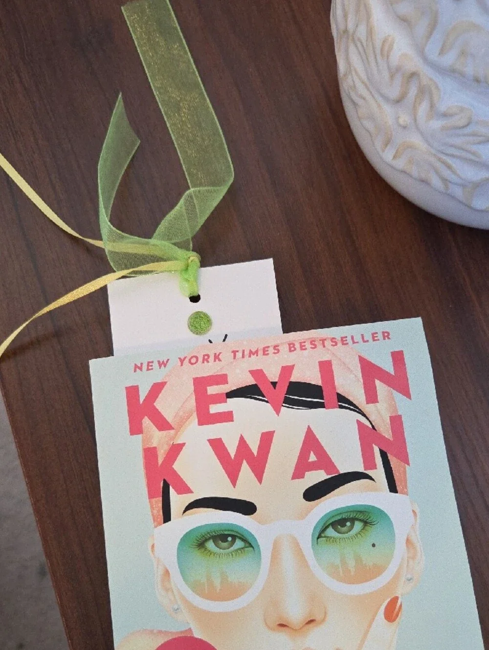 Taco 'bout a Good Book Green Ribbon Bookmark -
